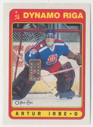 1990-91 O-PEE-CHEE - ARTURS IRBE #501 ERR