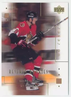2000-01 UD RESERVE - MARTIN HAVLAT #107 ROOKIE
