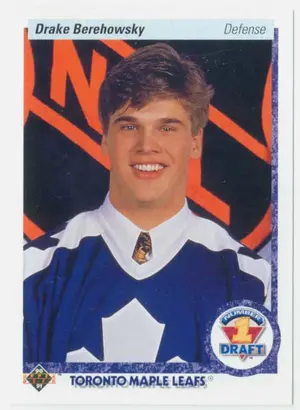 1990-91 UPPER DECK - DRAKE BEREHOWSKY #361 RC