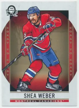 2018-19 O-PEE-CHEE COAST TO COAST - SHEA WEBER #91
