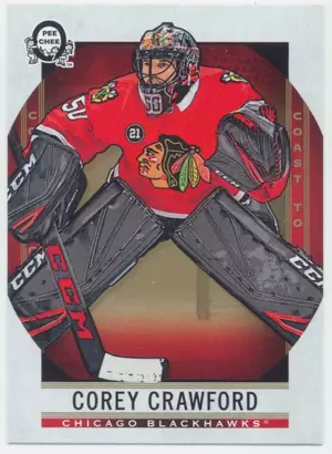 2018-19 O-PEE-CHEE COAST TO COAST - COREY CRAWFORD #100