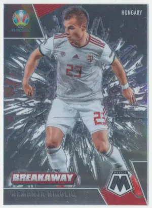 2020-21 Panini Mosaic UEFA Euro Soccer - Nemanja Nikolic #10 Breakaway
