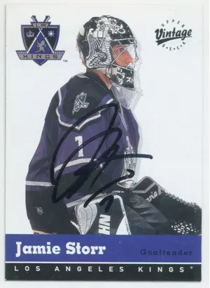 2000-01 UPPER DECK VINTAGE - JAMIE STORR #169 AUTOGRAPH