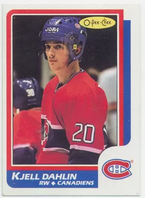 1986-87 O-PEE-CHEE - KJELL DAHLIN #15 RC