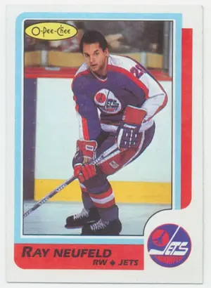 1986-87 O-PEE-CHEE - RAY NEUFELD #177
