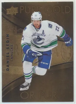 2016-17 TIM HORTONS - DANIEL SEDIN #PG-14 PURE GOLD