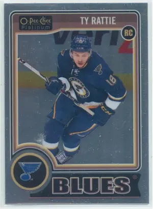 2014-15 O-PEE-CHEE PLATINUM - TY RATTIE #153 ROOKIE