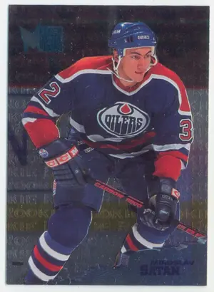 1995-96 FLEER METAL - MIROSLAV SATAN #190 ROOKIE