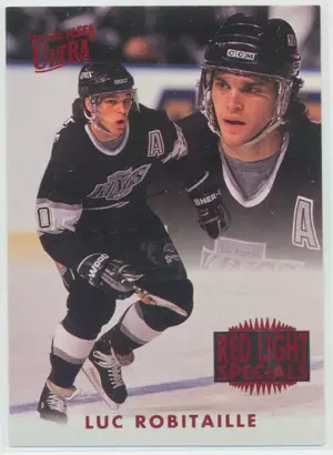 1993-94 FLEER ULTRA - LUC ROBITAILLE #9 RED LIGHT SPECIALS
