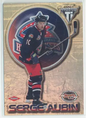 2000-01 TITANIUM DRAFT DAY EDITION - SERGE AUBIN #112 32/1000