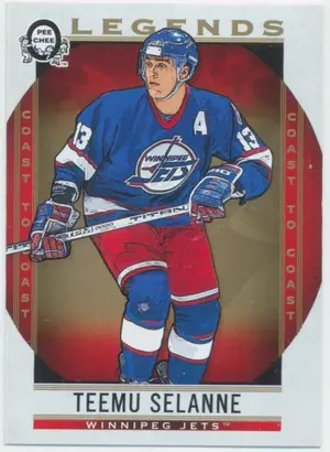 2018-19 O-PEE-CHEE COAST TO COAST - TEEMU SELANNE #198 LEGENDS SSP!
