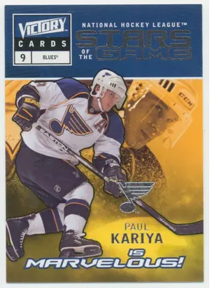 2009-10 VICTORY - PAUL KARIYA #SG49 STARS OF THE GAME