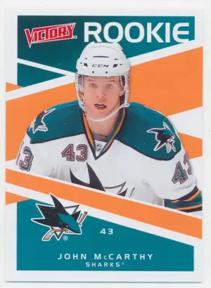 2010-11 VICTORY - JOHN McCARTHY #245 ROOKIE