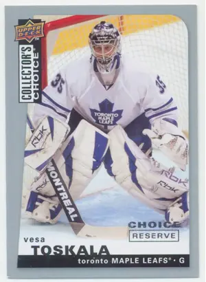 2008-09 COLLECTOR'S CHOICE - VESA TOSKALA #195 CHOICE RESERVE
