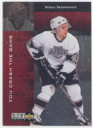 1996-97 COLLECTOR'S CHOICE - VITALI YACHMENEV #CR8 YOU CRASH THE GAME PRIZES