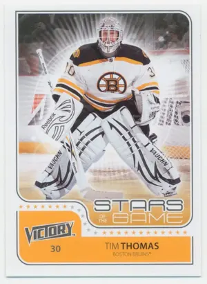 2011-12 VICTORY - TIM THOMAS #SOG-TT STARS OF THE GAME