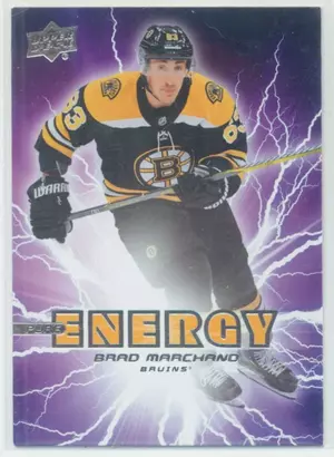 2019-20 UPPER DECK - BRAD MARCHAND #PE-2 PURE ENERGY ⚠