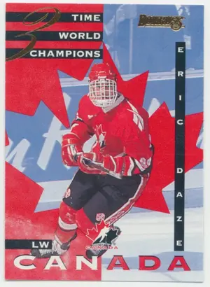 1995-96 DONRUSS - ERIC DAZE #15 CANADA WORLD JUNIORS