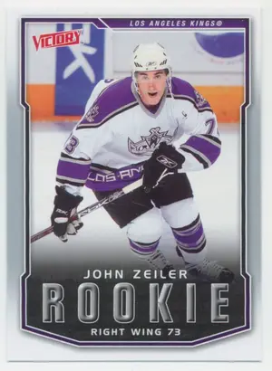 2007-08 VICTORY - JOHN ZEILER #234 ROOKIE