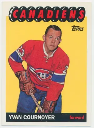 2001-02 TOPPS - YVAN COURNOYER #76 ROOKIE REPRINTS