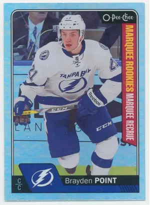 2016-17 O-PEE-CHEE - BRAYDEN POINT #682 MARQUEE ROOKIES RAINBOW FOIL
