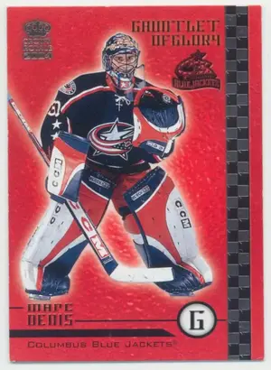 2003-04 CROWN ROYALE - MARC DENIS #7 GAUNTLET OF GLORY