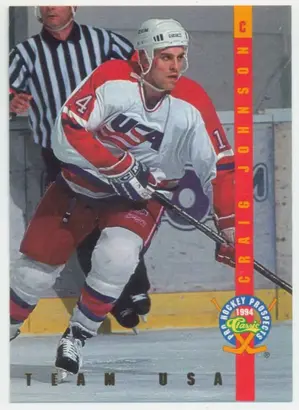 1994 CLASSIC PRO PROSPECTS - CRAIG JOHNSON #IA14 ICE AMBASSADORS