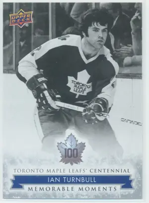 2017 TORONTO MAPLE LEAFS CENTENNIAL - IAN TURNBULL #184 MEMORABLE MOMENTS SP!