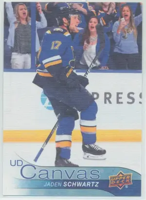 2016-17 UPPER DECK - JADEN SCHWARTZ #C190 CANVAS