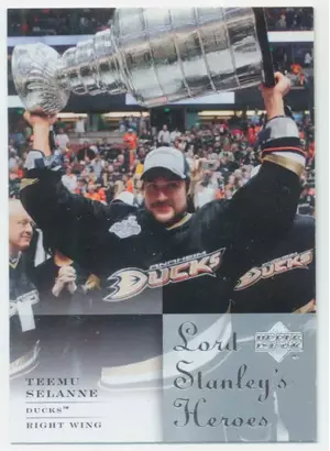 2007-08 UPPER DECK - TEEMU SELANNE #LSH1 LORD STANLEY'S HEROES