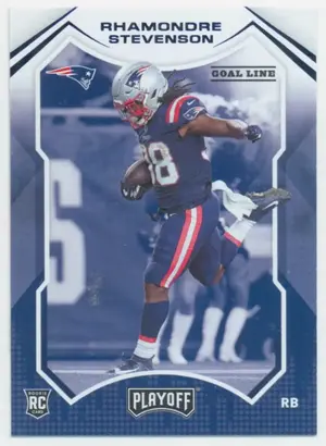 2021 Playoff - Rhamondre Stevenson #233 Goal Line Parallel