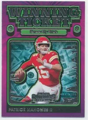 2021 Contenders Football - Patrick Mahomes II #WT-PMA Winning Ticket