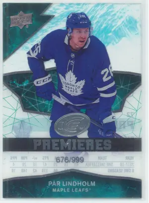 2018-19 ICE - PAR LINDHOLM #72 ICE PREMIERES 676/999