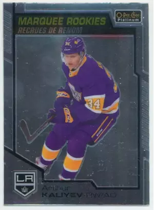 2020-21 O-PEE-CHEE PLATINUM - ARTHUR KALIYEV #192 ROOKIE