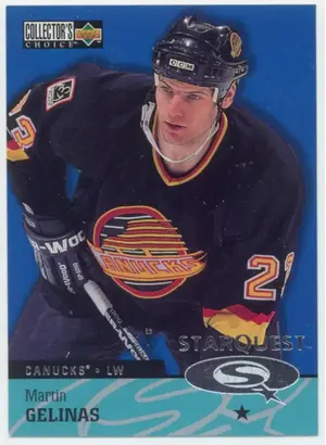 1997-98 COLLECTOR'S CHOICE - MARTIN GELINAS #SQ8 STARQUEST