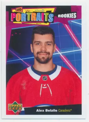 2020-21 UPPER DECK - ALEX BELZILE #P-85 UD PORTRAITS