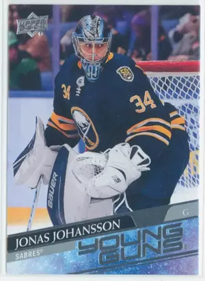 2020-21 UPPER DECK - JONAS JOHANSSON #228 YOUNG GUNS