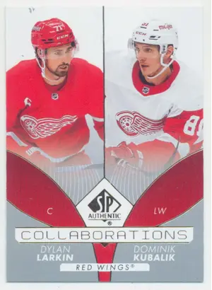 2022-23 SP AUTHENTIC - DYLAN LARKIN/DOMINIK KUBALIK #C-23 COLLABORATIONS