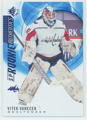 2020-21 SP - VITEK VANECEK #138 ROOKIE AUTHENTICS BLUE PARALLEL