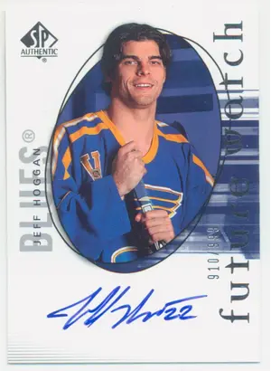 2005-06 SP AUTHENTIC - JEFF HOGGAN #186 FUTURE WATCH 910/999