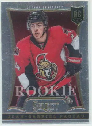2013-14 PANINI SELECT - JEAN-GABRIEL PAGEAU #196 ROOKIE