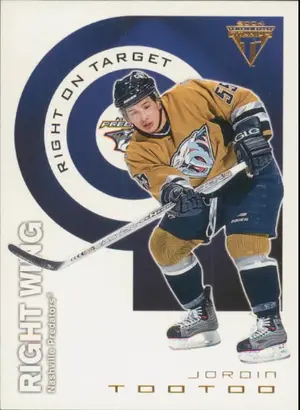 2003-04 TITANIUM - JORDIN TOOTOO #10 RIGHT ON TARGET