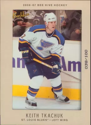 2006-07 BEEHIVE - KEITH TKACHUK #13 BEE HIVE MATTE 38/100