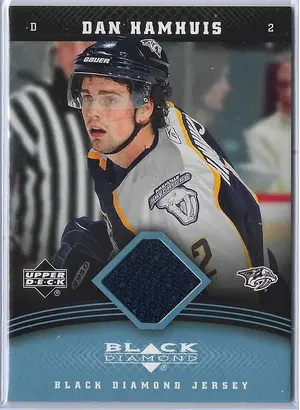 2006-07 Black Diamond Jersey #J-DH Dan Hamhuis