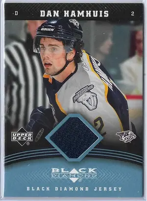 2006-07 Black Diamond Jersey #J-DH Dan Hamhuis