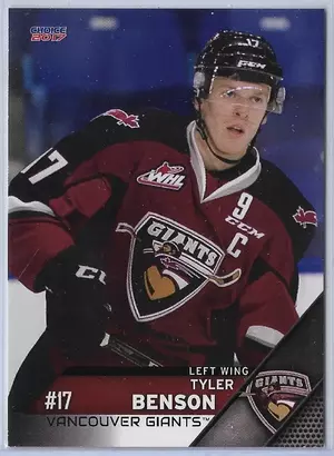2017 Choice Vancouver Giants #NNO Tyler Benson