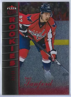 2016-17 Fleer Showcase Ultra Rookies Platinum #U14 Zach Sanford (34/99)