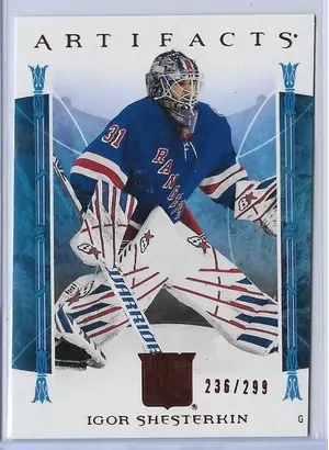 2022-23 Artifacts Copper #136 Igor Shesterkin (236/299)