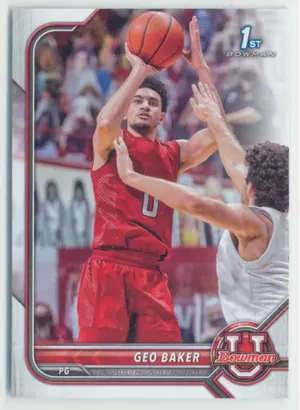 2021-22 Bowman University - Geo Baker #31
