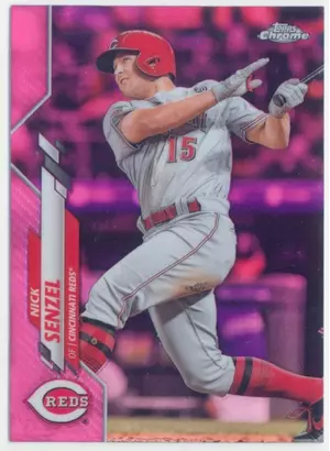 2020 Topps Chrome - Nick Senzel #24 Pink Refractor Parallel